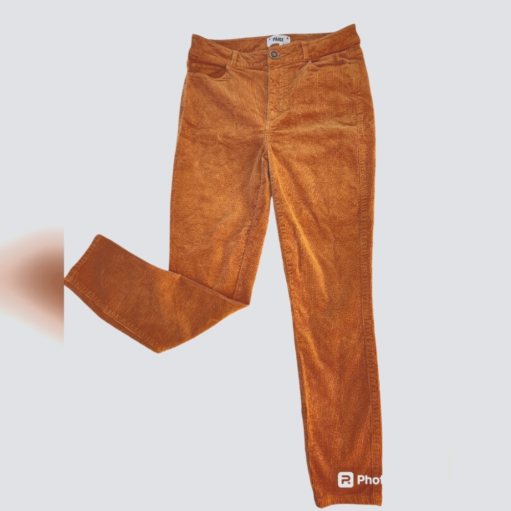 Paige Ankle Skinny Corduroy Pants Size 28